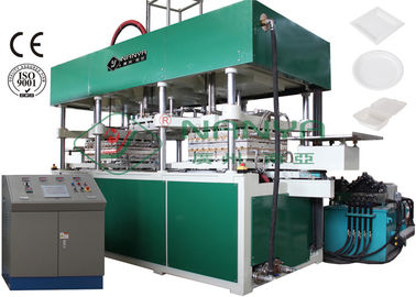 처분할 수 있는 간이 식품 콘테이너/종이 Thermoforming 격판덮개 만들기 기계 7000Pcs/H