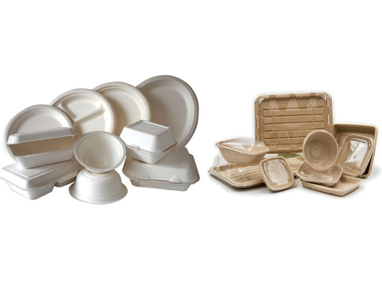처분할 수 있는 간이 식품 콘테이너/종이 Thermoforming 격판덮개 만들기 기계 7000Pcs/H