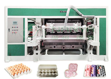 4000 Pcs/H를 가진 가득 차있는 자동적인 주조 펄프 계란 쟁반 기계