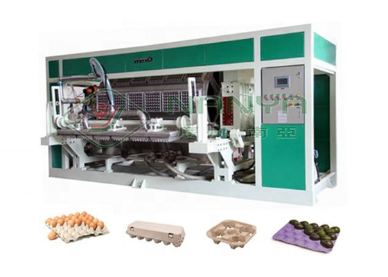 6000 PC / hr 자동 교차로 난좌 / 계란 박스 몰딩 장비